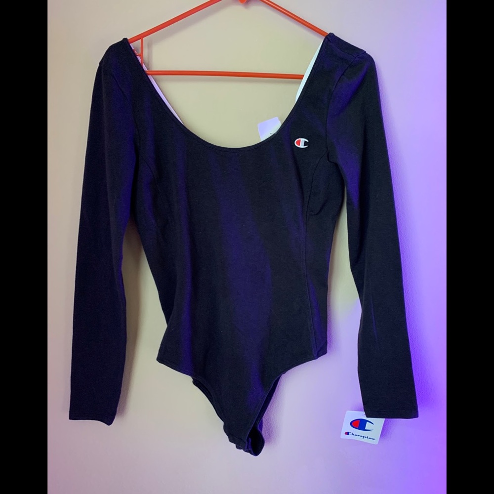 Champion scoop neck athletic bodysuit
